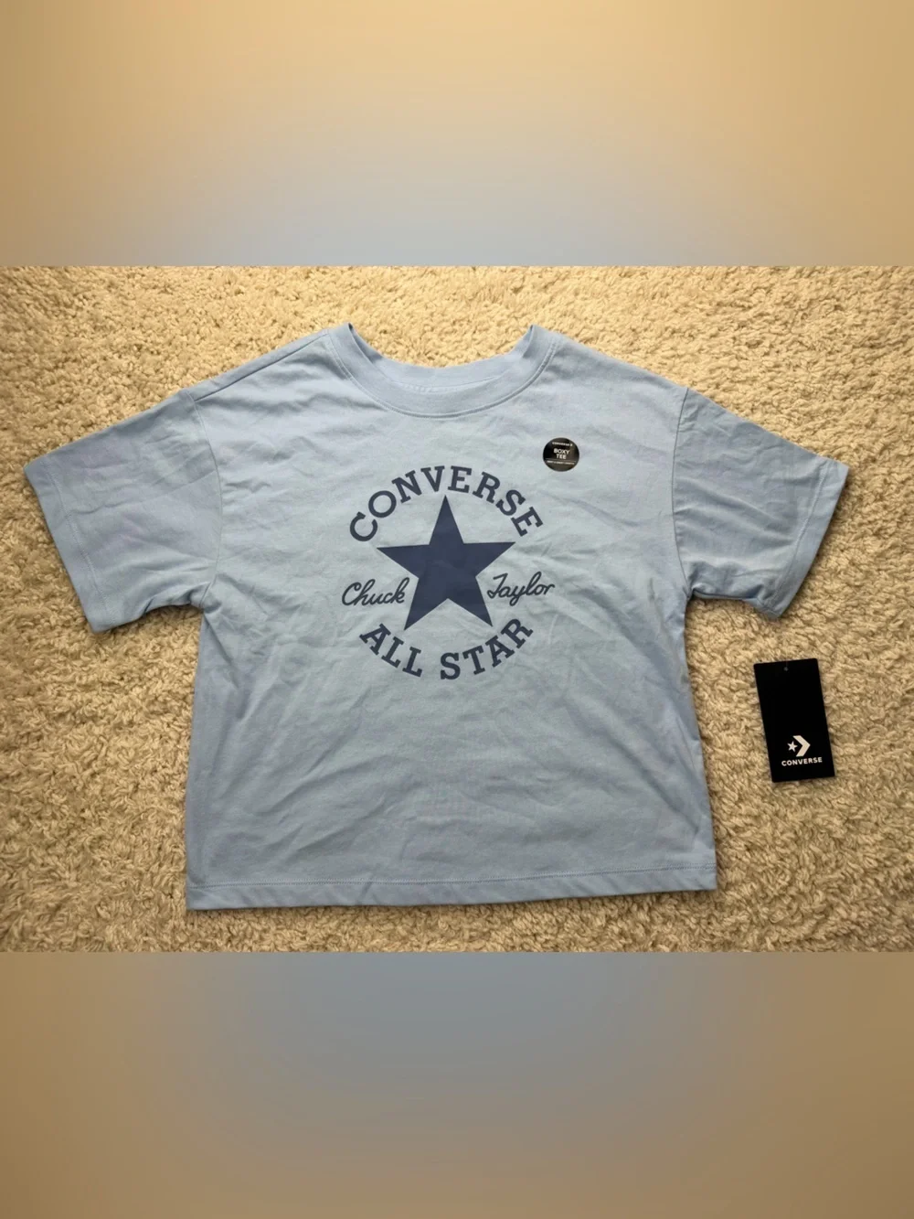 Kids Large Converse All Star Tee & Skort Set